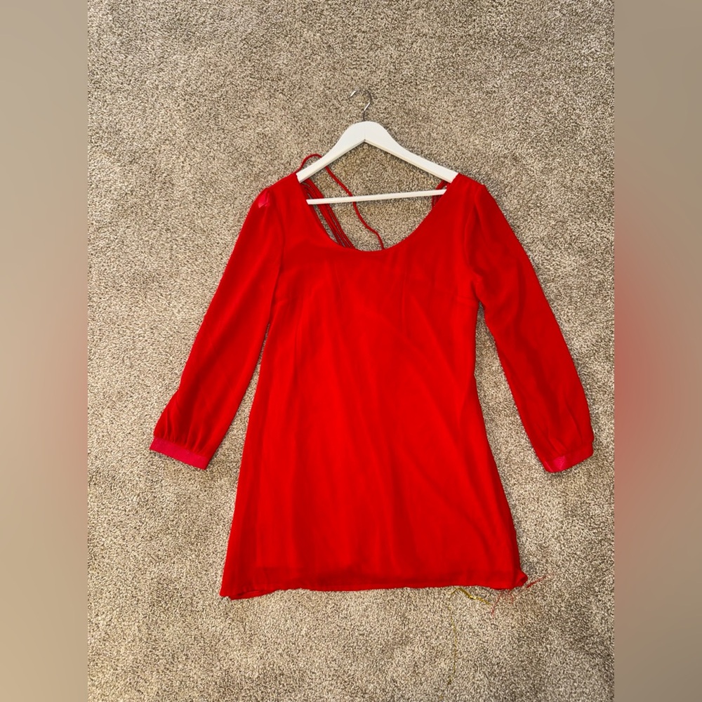 Red Cocktail mini dress